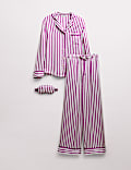 Conjunto de pijama a rayas