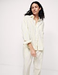 Pure Cotton Cambric Striped Pyjama Set