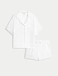 Pure Cotton Dobby Muslin Shortie Set