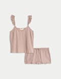 Pure Cotton Muslin Cool Comfort™ Shortie Set