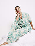 Pure Cotton Cambric Printed Pyjama Set