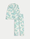 Pure Cotton Cambric Printed Pyjama Set