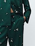 Dream Satin™ – Schlafanzugset mit Cocktail-Muster
