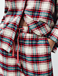 Pure Cotton Family Christmas Checked Pyjama Set