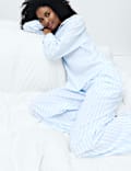 Pure Cotton Striped Pyjama Set