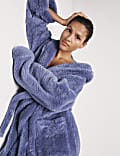 Fleece Hooded Dressing Gown