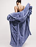 Fleece Hooded Dressing Gown