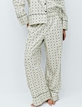 Pure Cotton Sateen Printed Pyjama Set