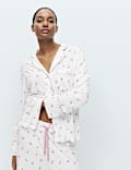 Cotton Modal Cherry Print Pyjama Set