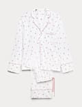 Cotton Modal Cherry Print Pyjama Set