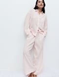 Pure Cotton Muslin Floral Pyjama Set