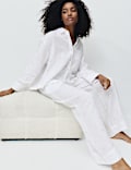 Pure Cotton Muslin Floral Pyjama Set