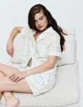 Pure Cotton Printed Shortie Set