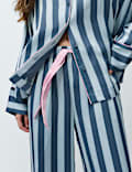 Dream Satin&trade; Striped Revere Pyjama Set