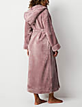 Fleece Hooded Dressing Gown