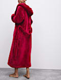 Fleece Hooded Dressing Gown