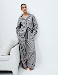 Pure Cotton Gingham Revere Pyjama Set