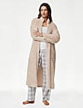 Fleece Zip Through Dressing Gown