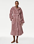 Fleece Hooded Dressing Gown