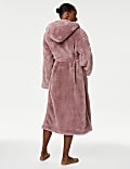 Fleece Hooded Dressing Gown