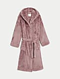 Fleece Hooded Dressing Gown