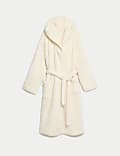 Fleece Hooded Dressing Gown