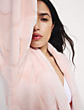 Fleece Heart Print Dressing Gown