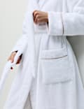 Pure Cotton Towelling Hooded Dressing Gown