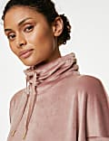 Flexifit™ Velour Short Lounge Dress
