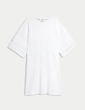 Pure Cotton Broderie Trim Nightdress