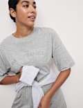 Cotton Modal Daydreamers Slogan Nightshirt