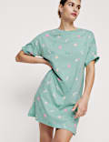 Cotton Modal Printed Nightdress