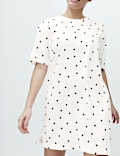 כותונת לילה &trade;Cool Comfort מכותנה ומודל עם הדפס