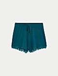 Body Soft™ Lace Trim Pyjama Shorts