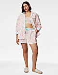 Pure Cotton Floral Pyjama Shorts
