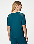 Body Soft&trade; Lace Detail Pyjama Top