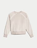 Fleece Borg Trim Lounge Sweatshirt