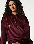Flexifit™ Velour Ribbed Lounge Hoodie