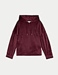 Sweat à capuche confortable en velours côtelé Flexifit™