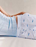 Poplin Embroidered Sardines Pyjama Shorts