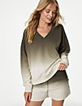 Pure Cotton Ombre Lounge Sweatshirt