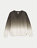 Pure Cotton Ombre Lounge Sweatshirt