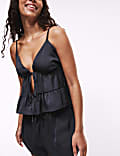 Dream Satin™ Tie Front Cami Top