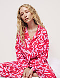 Cotton Blend Lobster Print Pyjama Top