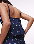 Dream Satin™ Floral Tie Front Cami Top