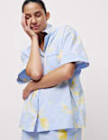 Pure Cotton Printed Pyjama Top