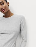 Cotton Rich Long Sleeve Pyjama Top
