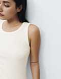 Cotton Modal Ribbed Vest