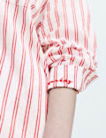 Pure Cotton Striped Pyjama Shirt