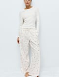 2 Pack Cotton Modal Ribbed Pyjama Top